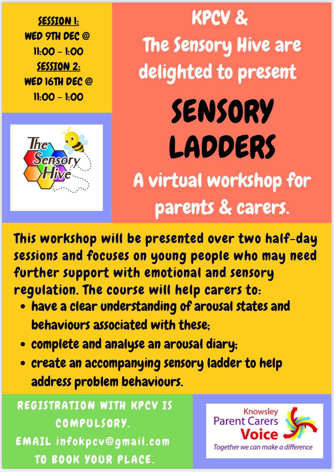 Knowsley Parent Carer Sensory Ladders Workshop - Lord Derby Academy